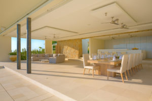 modern design with natural stone