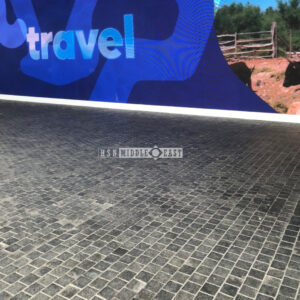 หินปูถนน cobblestone หินแกรนิต