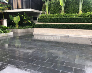 หินปูถนน หินแกรนิต cobblestone