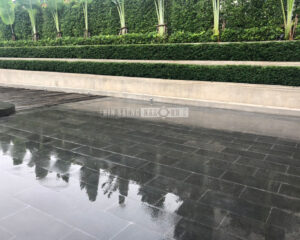 หินปูถนน cobblestone หินแกรนิต