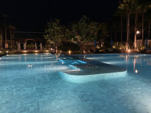 หินปูสระว่ายน้ำ หินธรรมชาติ