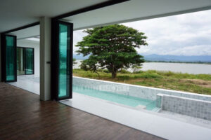 หินปูสระว่ายน้ำ หินธรรมชาติ