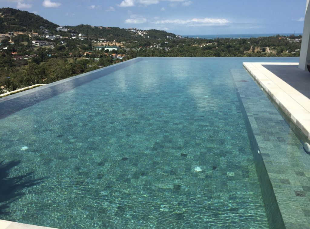 หินเขียวสุกาบูมิ หินปูสระว่ายน้ำ หินธรรมชาติ Natrual Stone Swimming pool tile, sukabumi, bali stone