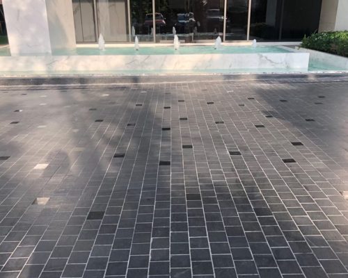 hsn-black-granite-antique-paving-installed-front